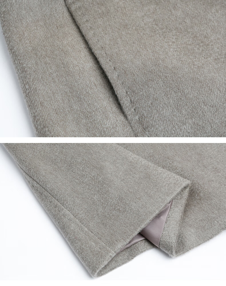 鄂尔多斯1980女大衣 驼灰 170/92a/xl