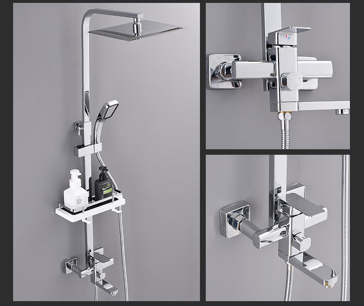 小牧优品花洒jo·mow卫浴恒温淋浴花洒套装家用铜浴室增压喷头沐浴器