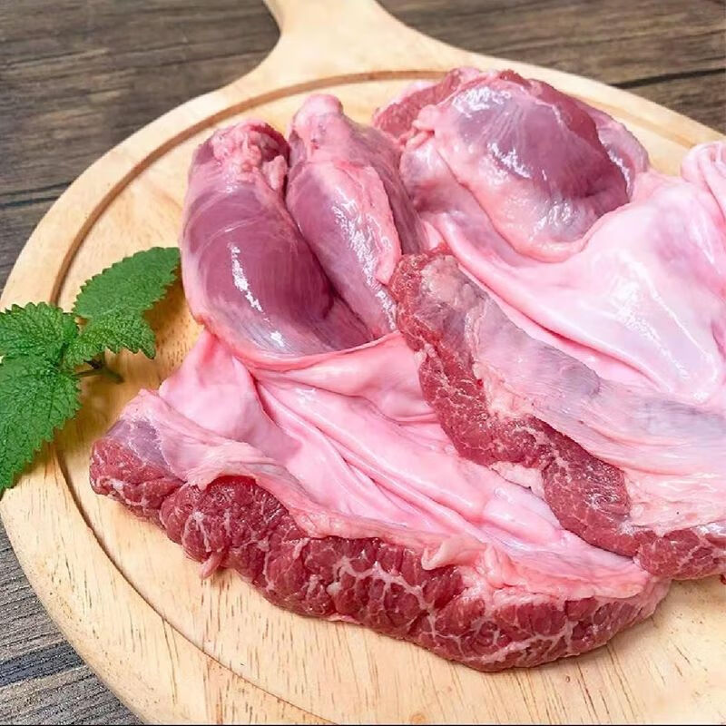 新鲜猪肉土猪护心肉现杀笨猪连肝肉正宗土猪围心肉隔膜肉新鲜土猪连肝