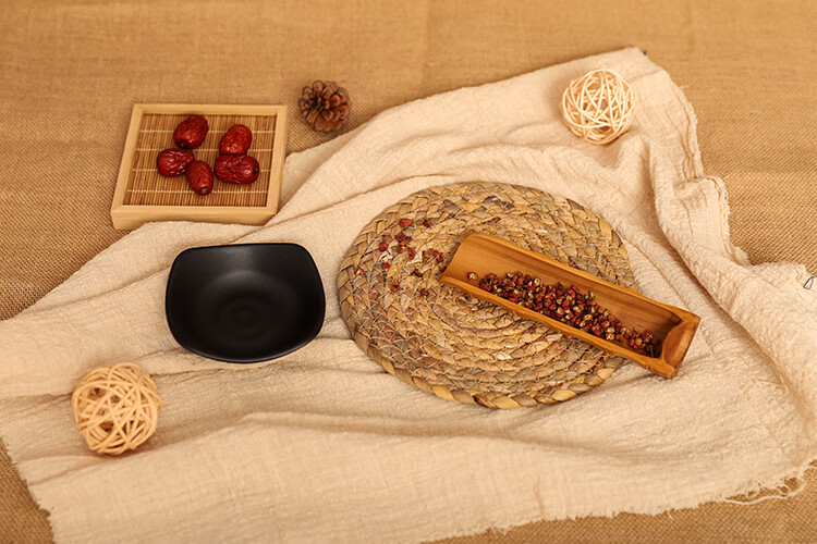 复古风美食拍摄背景布复古古风摆件食物食品美食拍照道具套装盘子拍摄