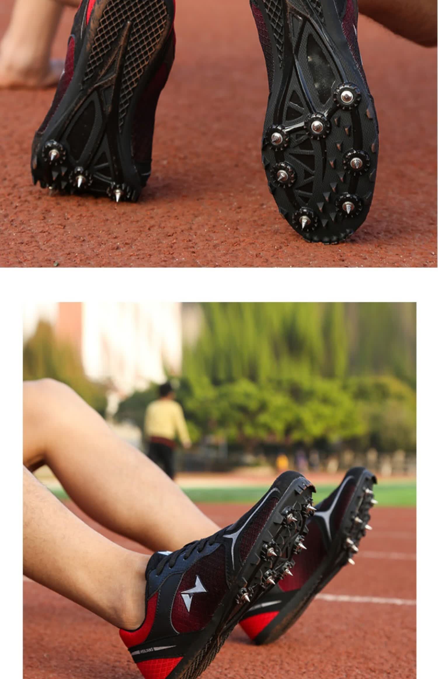 小学生跑步钉鞋比赛用鞋学生跑步跳远钉鞋田径短跑训练比赛钉子鞋考试