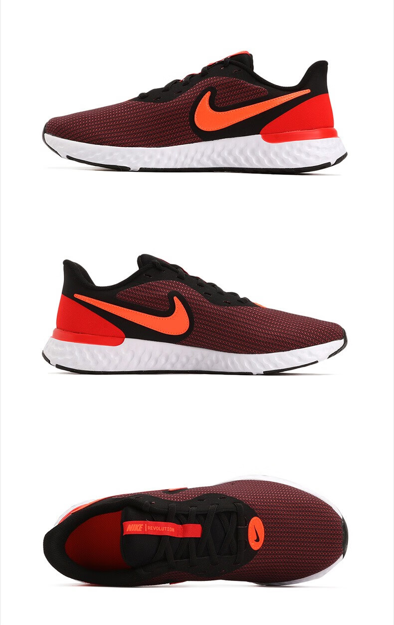 nike耐克男鞋2020冬季新款revolution 5轻便耐磨休闲跑步鞋cz8591-001