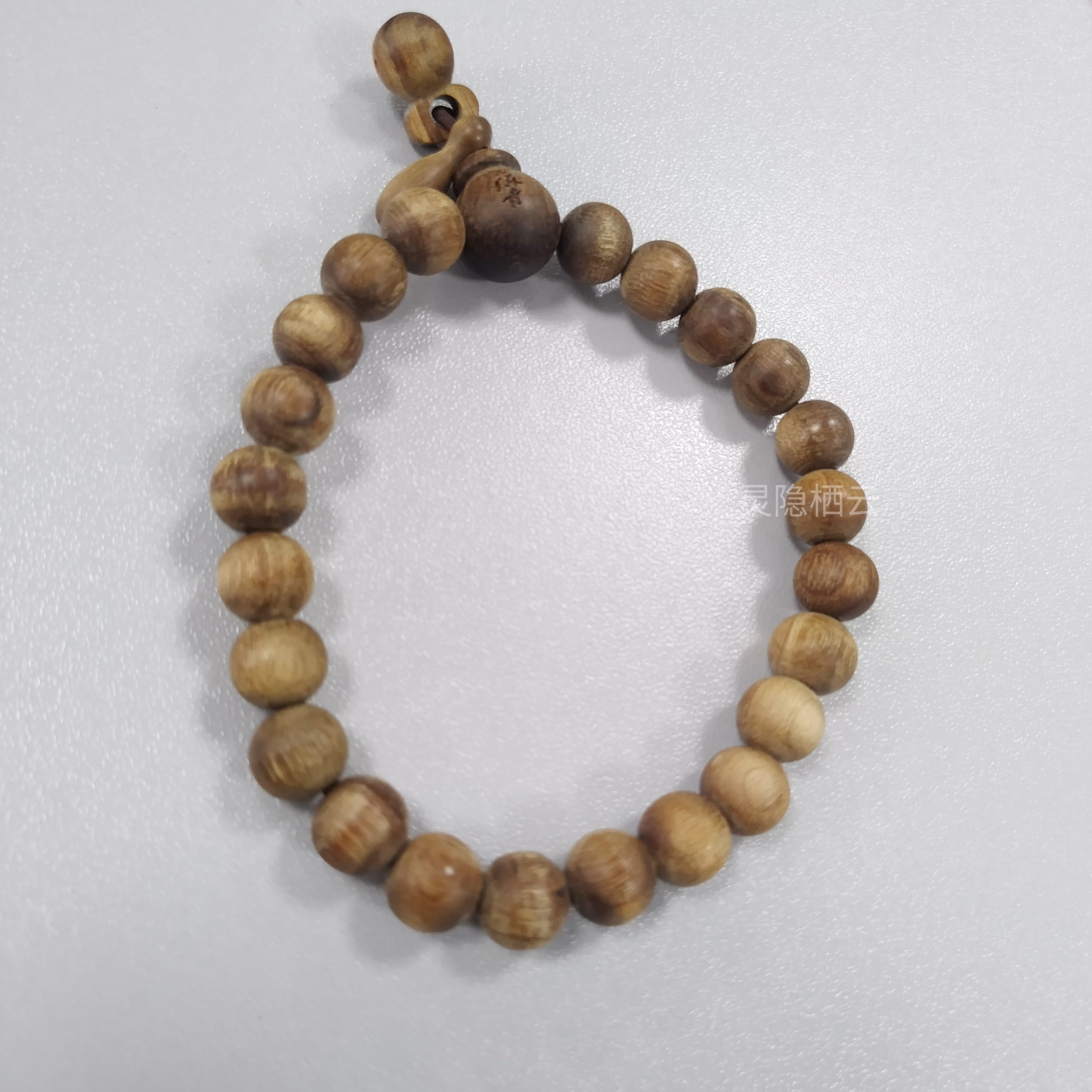 以开好光代请灵隐古樟木念珠佛珠天然手串平安樟香味檀香樟可盘静心