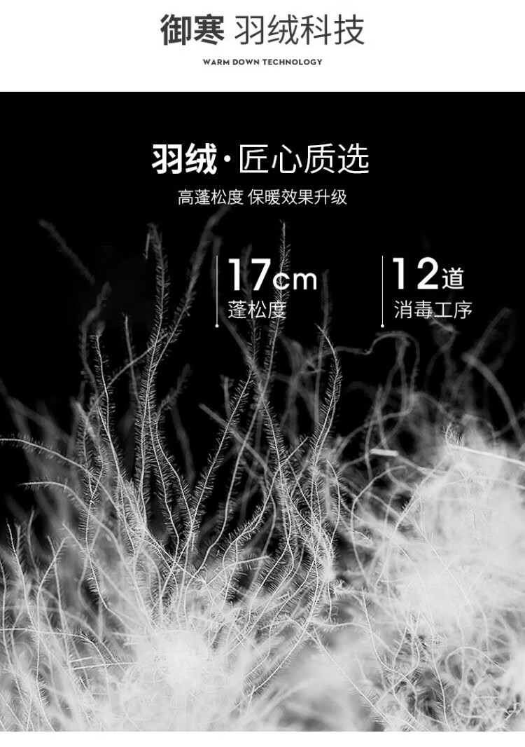 105787-拉夏贝尔羽绒服女中长款女装2021年冬季新款冬装连帽面包服女休闲宽松保暖羽绒服女 奶茶色 M【推荐120-150斤】-详情图