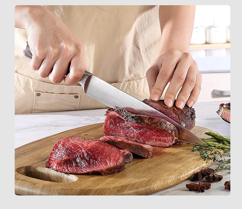 阿良家切肉刀锋利烧烤牛肉羊排西餐刀三文鱼刺身刀具日式厨师专用水果