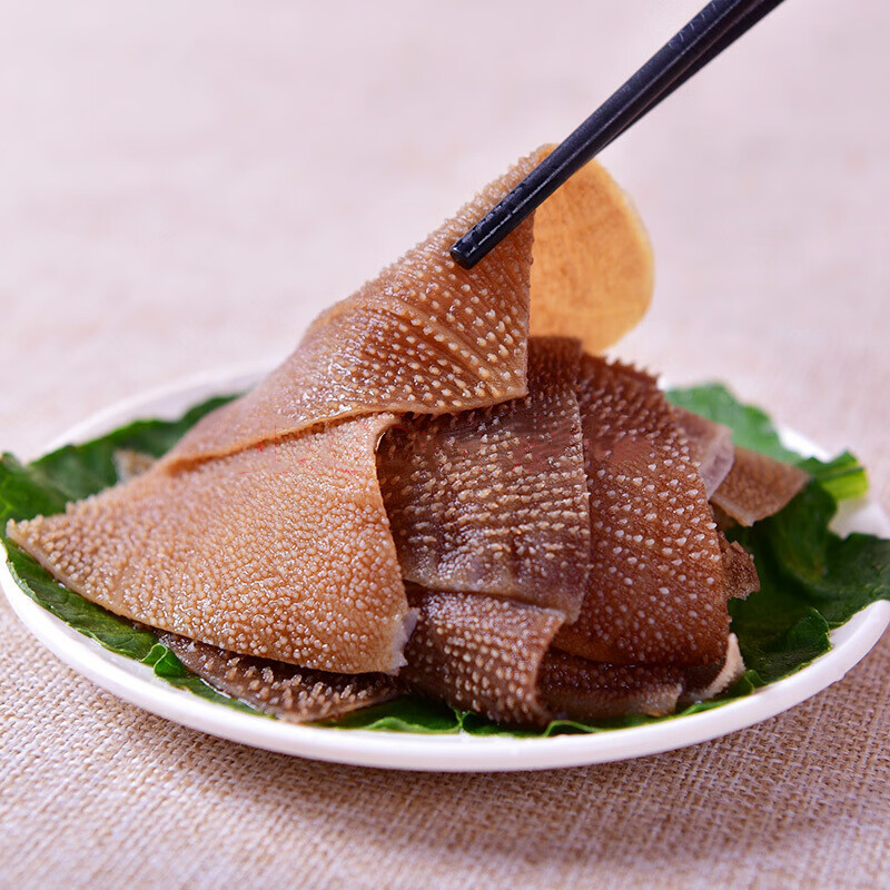 魃鲜重庆火锅毛肚新鲜黑毛肚牛百叶火锅食材大叶片千层肚2斤装