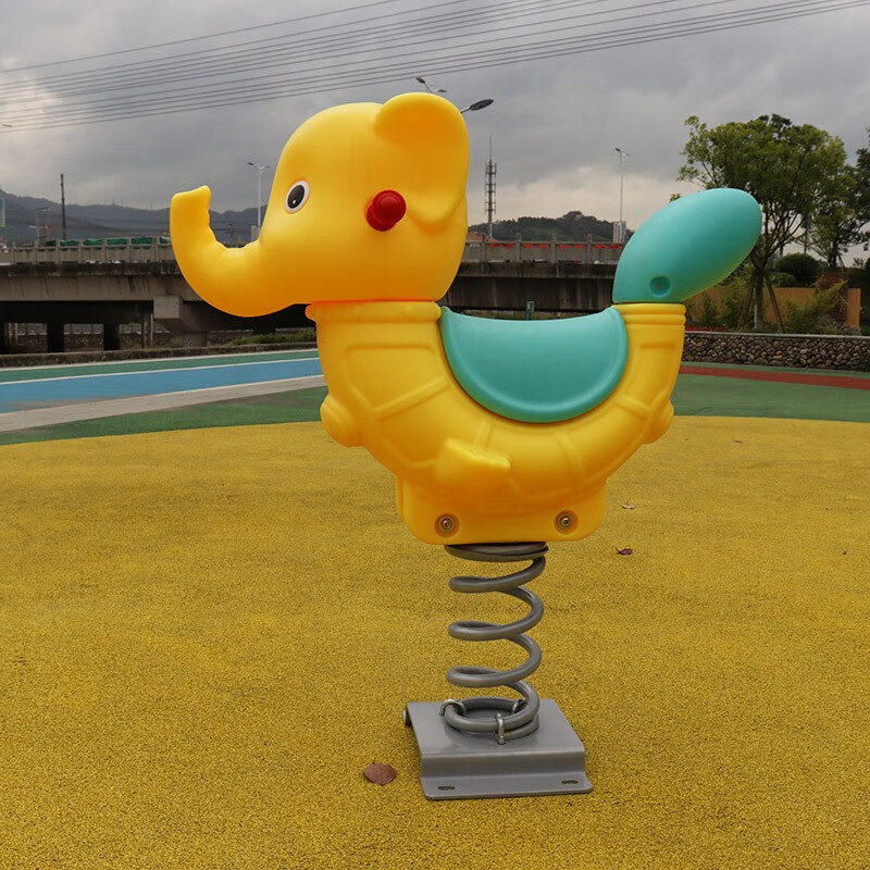 幼儿园户外公园小区儿童摇马室外游乐设施双人弹簧跷跷板摇摇乐组合