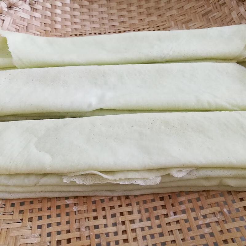 豆皮湖北天门特产传统手工现做新鲜豆饼豆丝湿豆皮 1件3斤装【图片