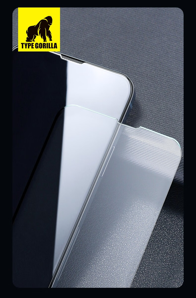 typegorilla蓝猩苹果13钢化膜全屏覆盖iphone12promax手机膜13pro保护