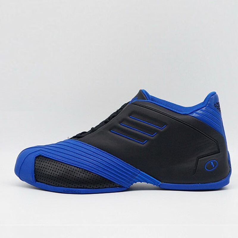 adidas阿迪达斯tmac1男子场上篮球运动鞋fv6464ee6843蓝黑42