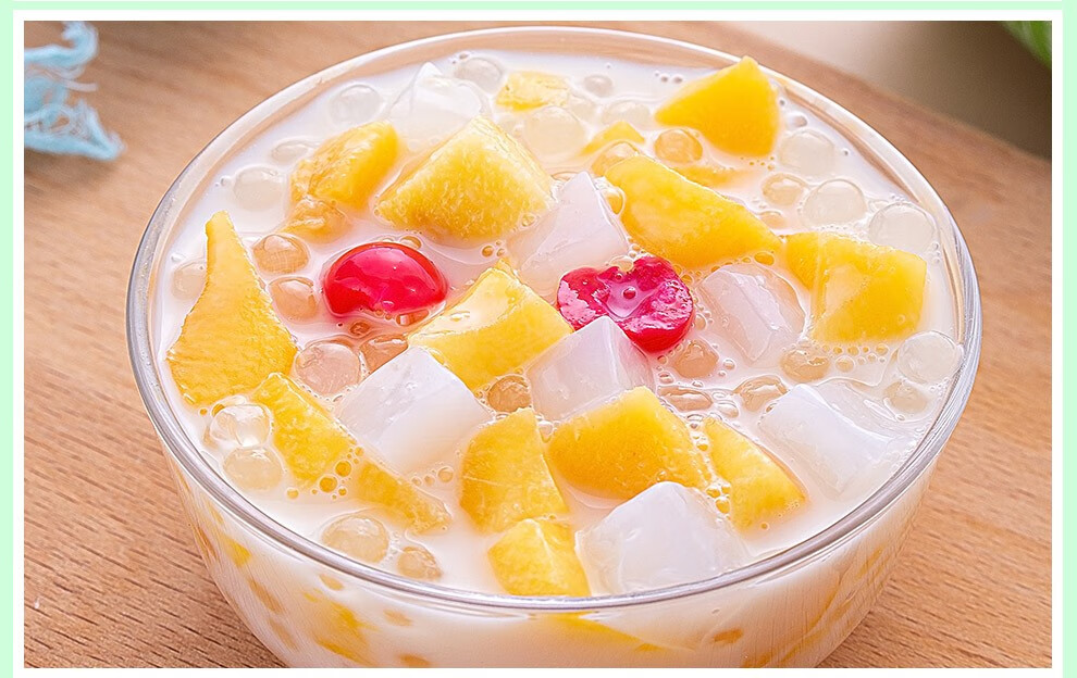 丰县馆汇尔康酸奶西米露罐头新鲜水果黄桃什锦罐头312g零食甜品黄桃