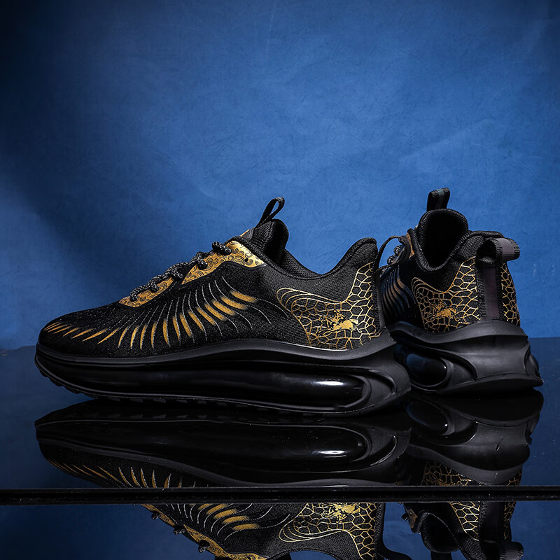 骑士圣保罗(轻奢正版)男女情侣透气夜光弹力减震鞋22002【抖音同款】