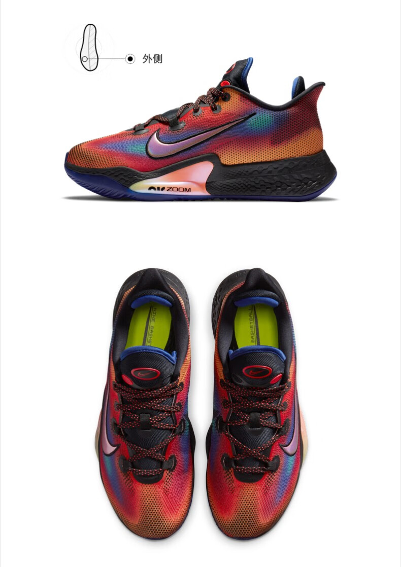 nike耐克airzoombbnxt轻盈缓震透气舒适男士运动篮球鞋蓝色ck5707400