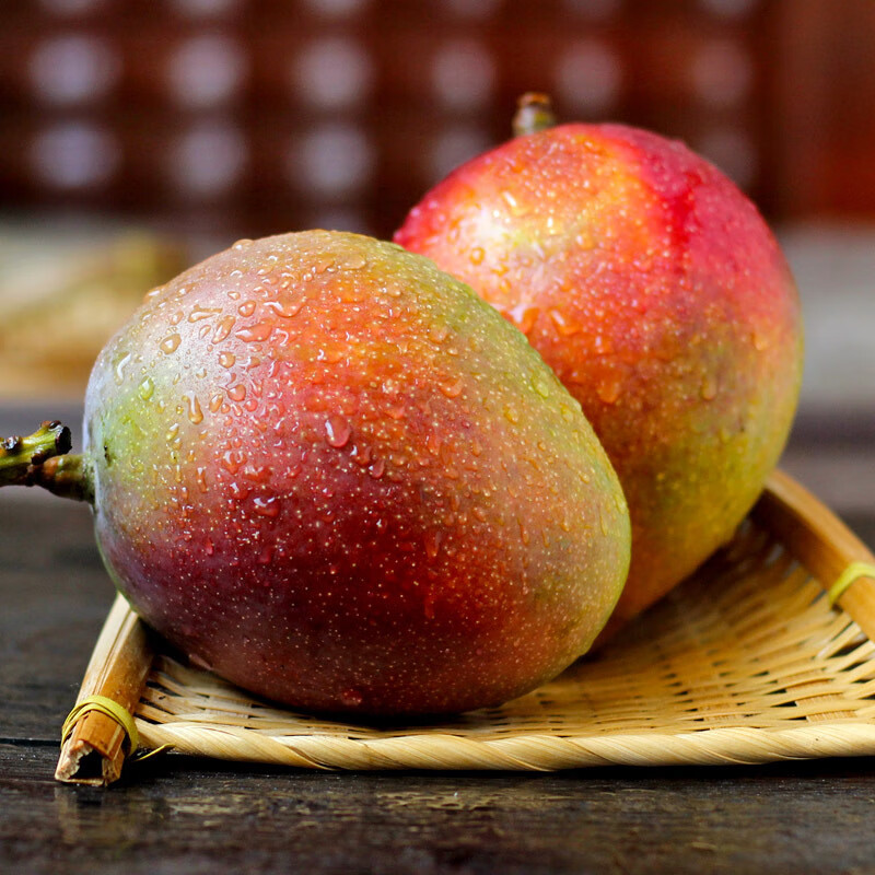 攀枝花彩虹芒 爱文芒果5斤吉禄芒果甜芒整箱苹果芒10 5斤中果单果150g