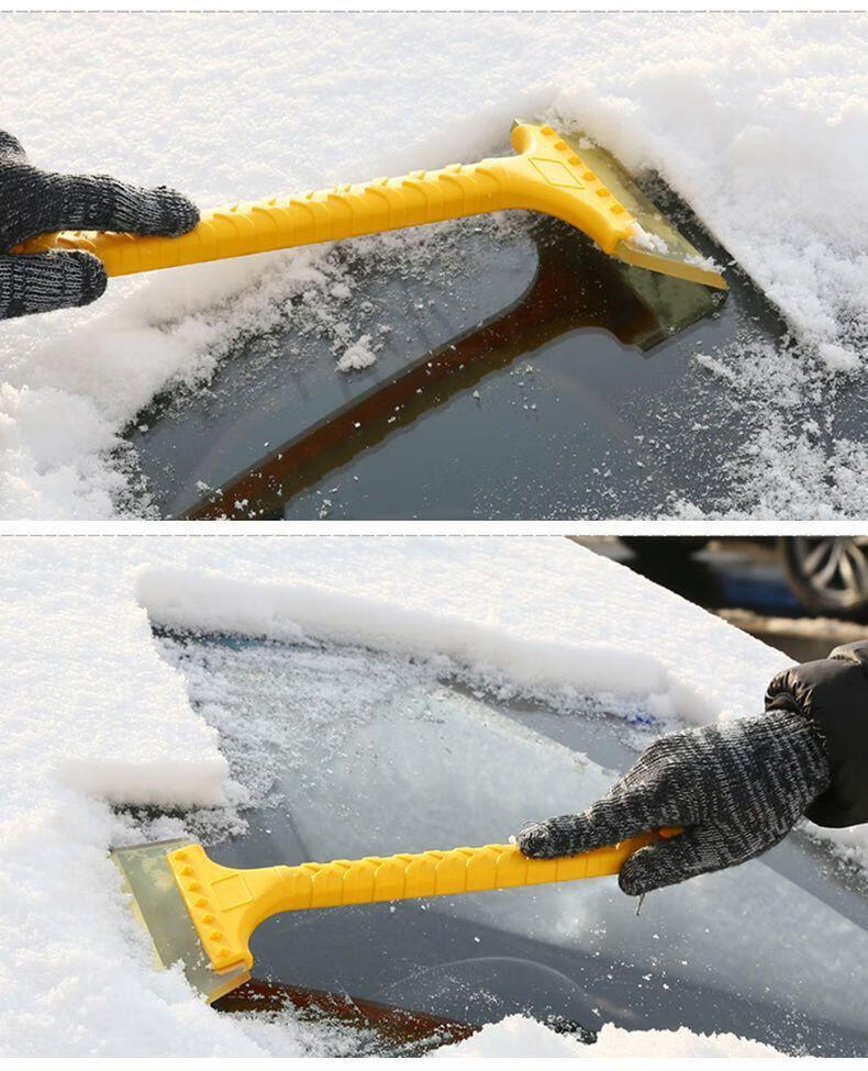 适用于雪铲牛筋大号除冰铲汽车玻璃除霜除雪工具不伤车漆刮雪除霜除冰