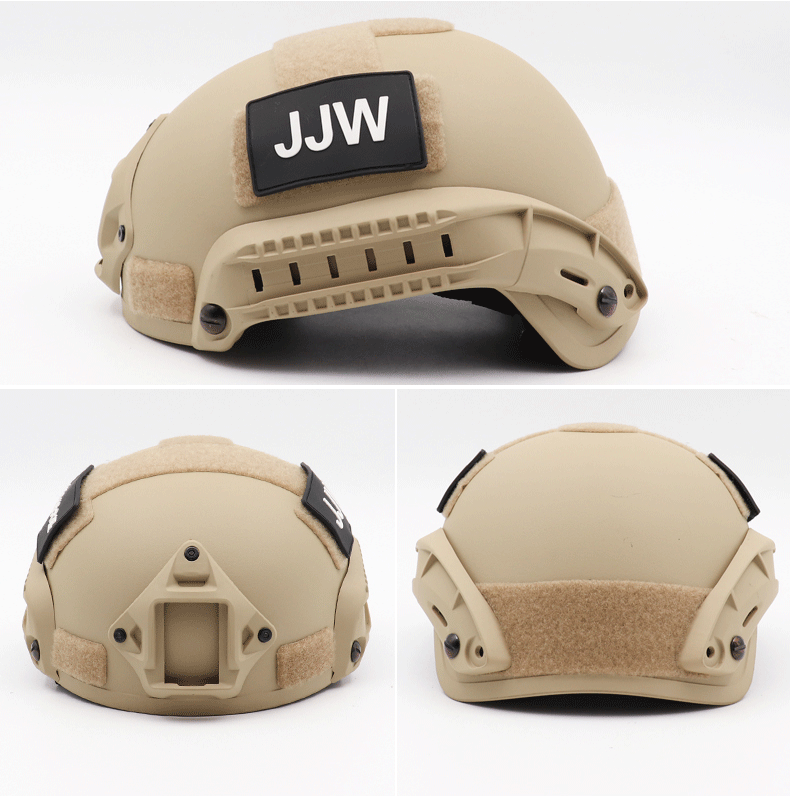 fastpjmich2001行动版战术头盔轻量化导轨cs野战游戏户外运动训练盔