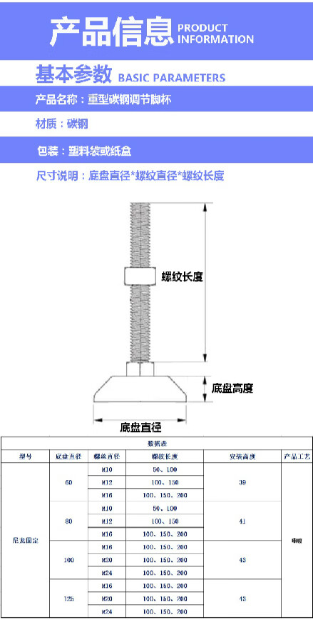 m24地脚螺栓规格表国标图片