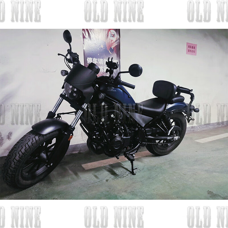 适用于本田叛逆者rebel500cm300 500改装靠背 cm1100多功能折叠靠背