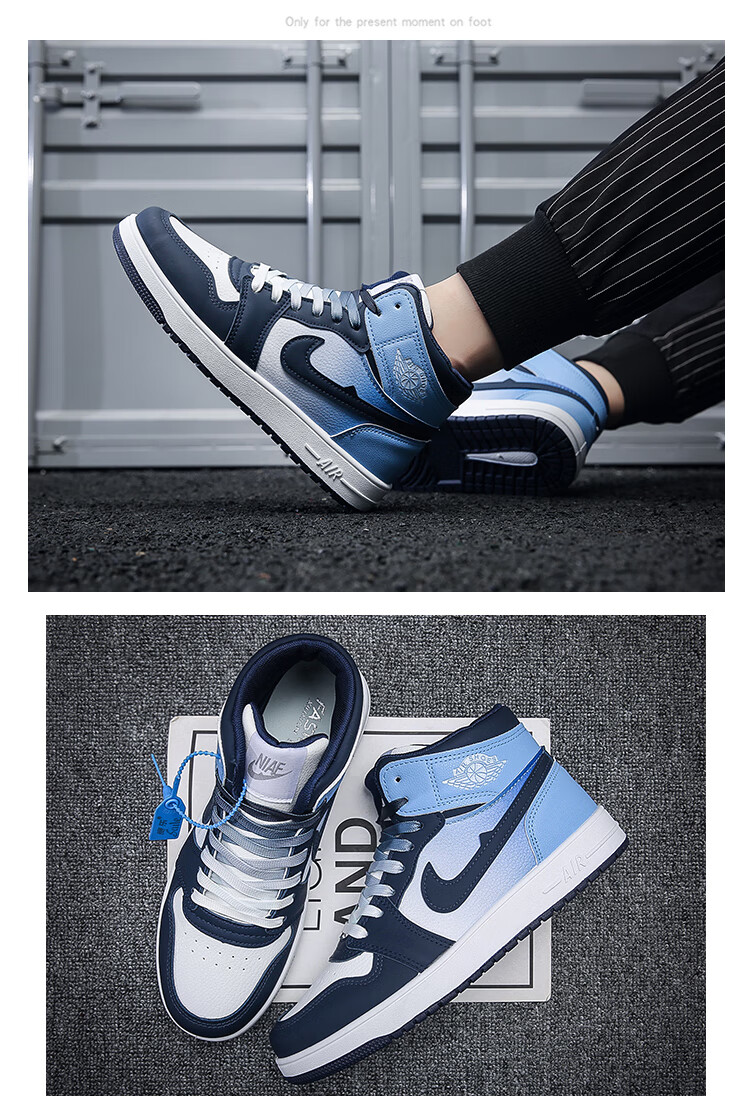 aj男童鞋子秋款运动鞋加绒高帮儿童板鞋冬季二棉中大童潮男鞋 大黄蜂