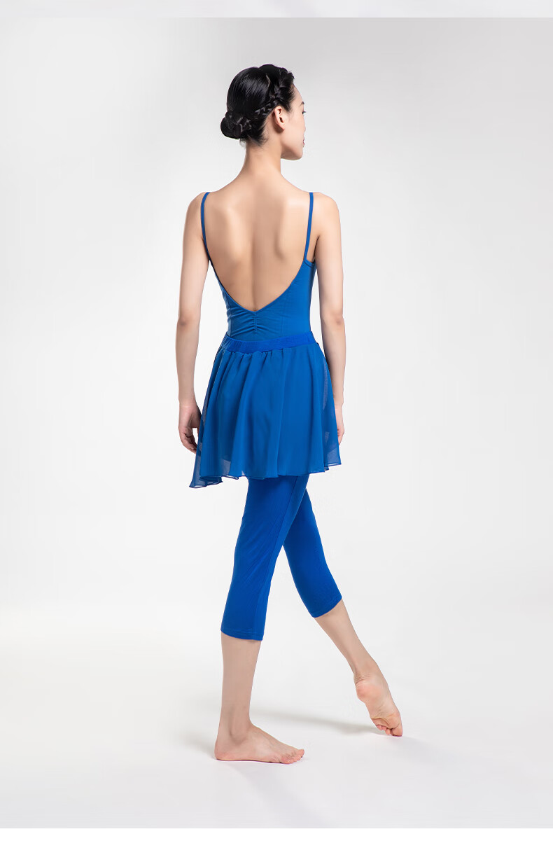 丹诗戈芭蕾舞裙成人女形体练功半身舞蹈纱裙we02041芭蕾舞短裙 舞蹈裙