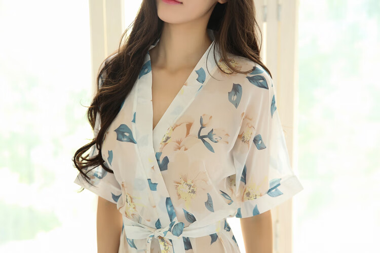 套装制服诱惑sm角色扮演睡裙弹力大码透明连体开裆透视装睡袍开档免脱