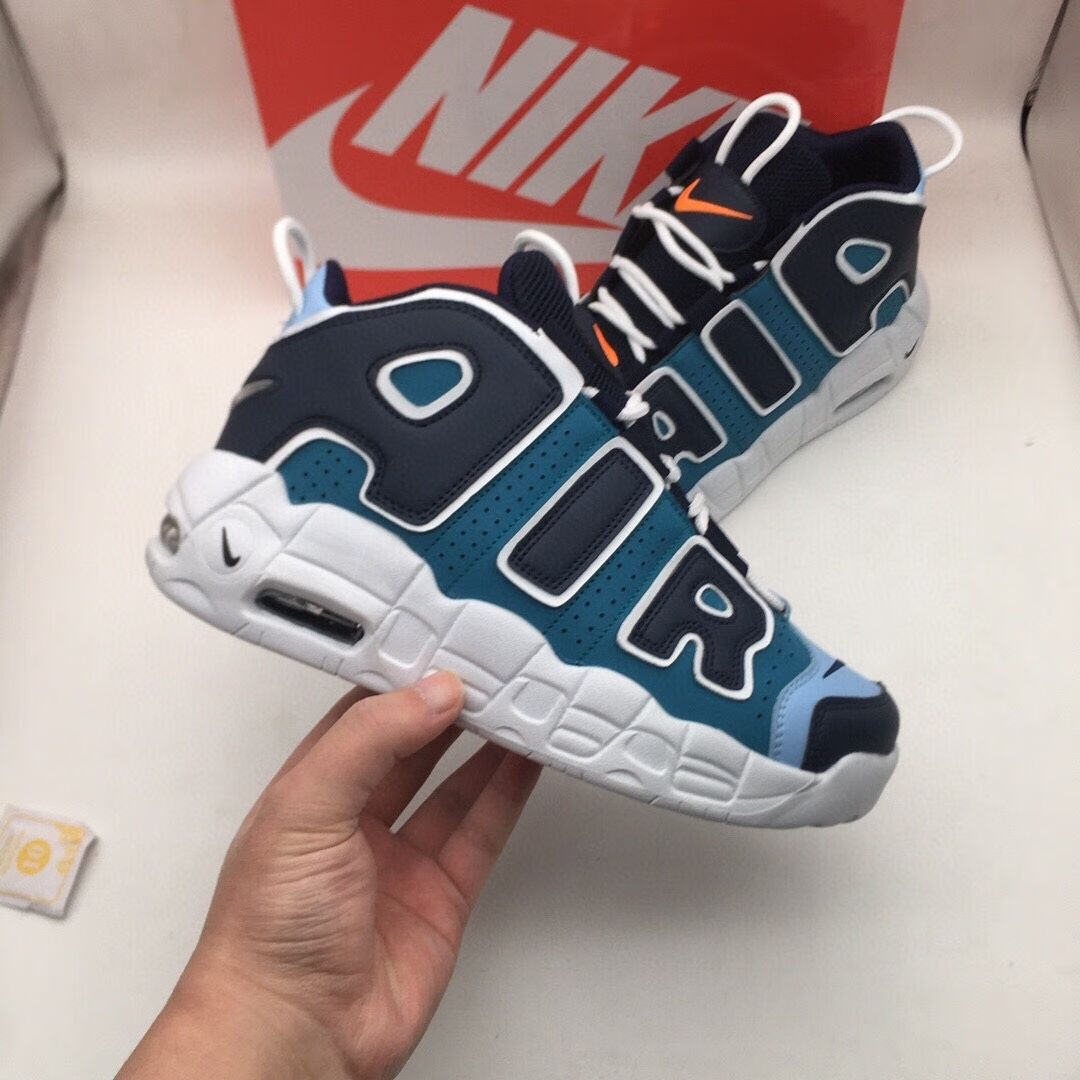 大皮蓬潮流实战气垫鞋学生秋冬休闲跑步鞋男女运动篮球鞋 皮蓬白薄荷