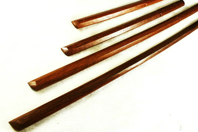 工厂价素振棒全实木加长加重素振刀剑道打不烂练习木刀木制 80厘米素