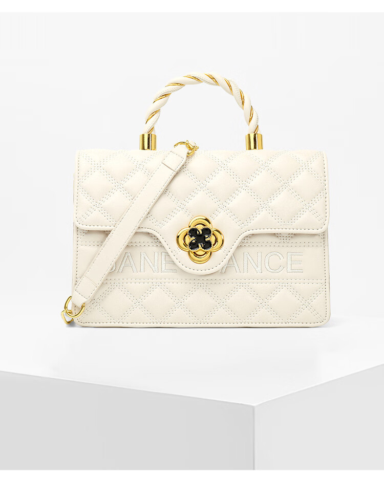 jane dance旗舰店jane dance包包2022新款简舞包包轻奢手提包菱格单肩