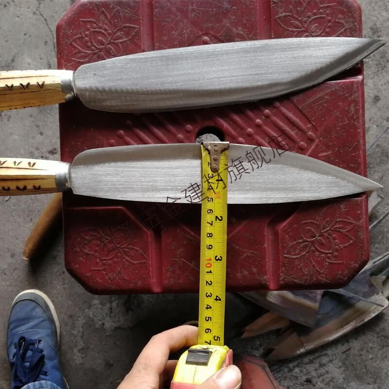 当天发货杀猪放血刀屠夫老式刮毛屠宰场尖刀剃骨分割卖猪肉宰羊狗工具