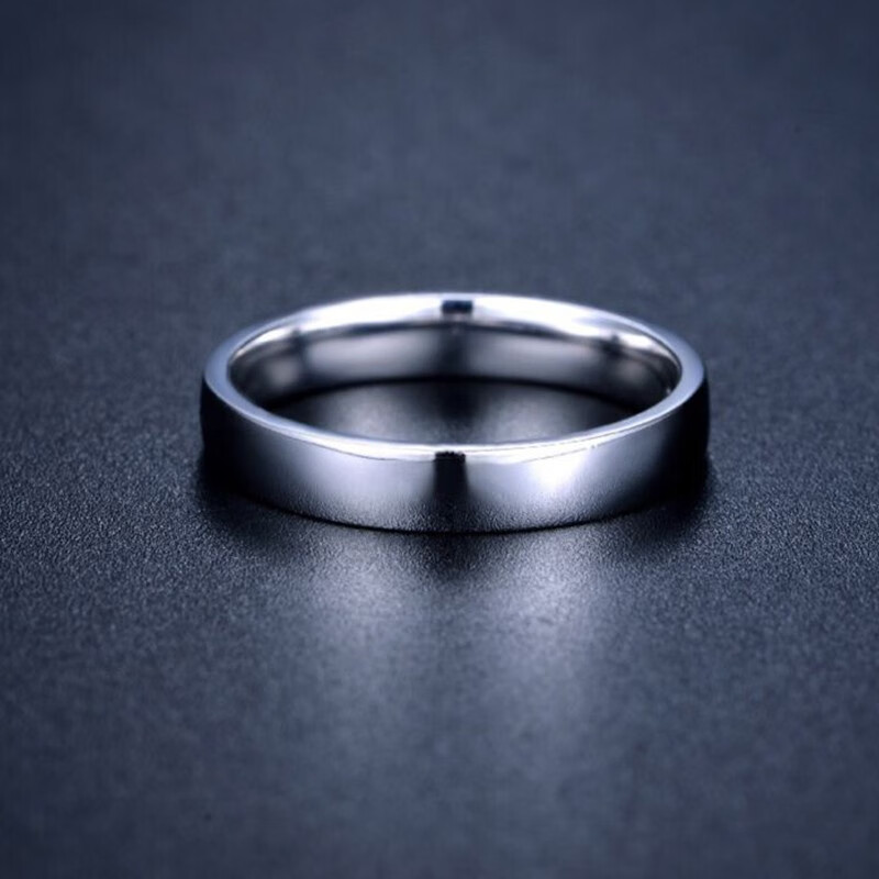 俪萌珠宝pt950铂金素圈戒指15号圈