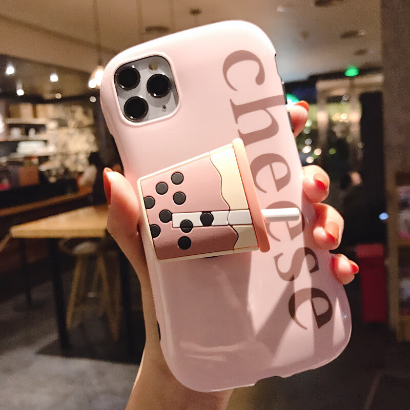 正尼日韩小清新奶茶iphone11pro max手机壳苹果11pro/xs max小蛮腰