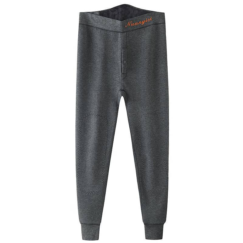 浪莎羊毛裤男爸爸男款加绒加厚棉裤绒裤羊毛裤男士秋裤衬裤线裤棉毛裤