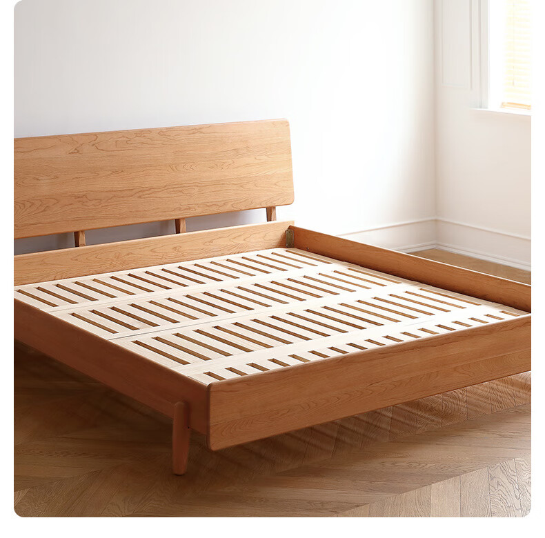 小米(mi)生态米家通用北欧实木日式榻榻米大床现代简约多户型樱桃木主