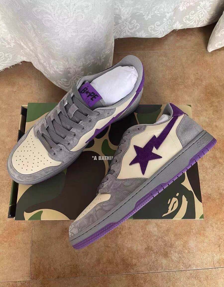 bapesta鞋子男女同款黑黄流星休闲滑板鞋dunk撞色低帮运动鞋 正确版本