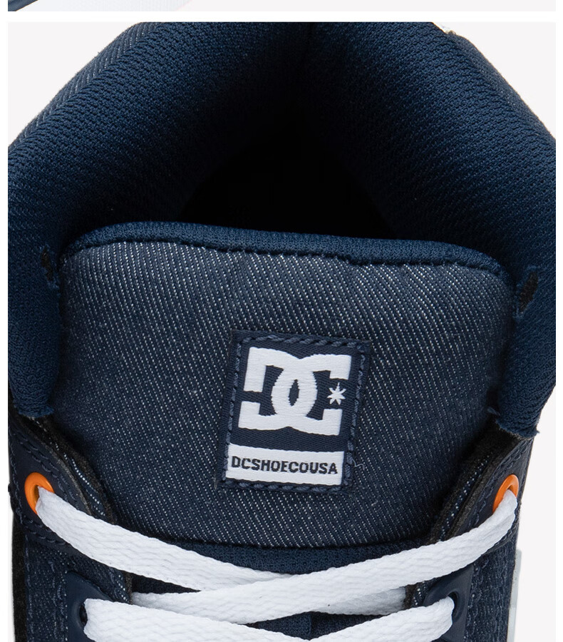 dcshoecousa男士高帮保暖防滑耐磨运动休闲板鞋adys400046-4dw 藏青色