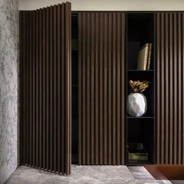 网红实木格栅 小长城板 凹凸形护墙板 电视墙背景墙长城板凹凸形生态