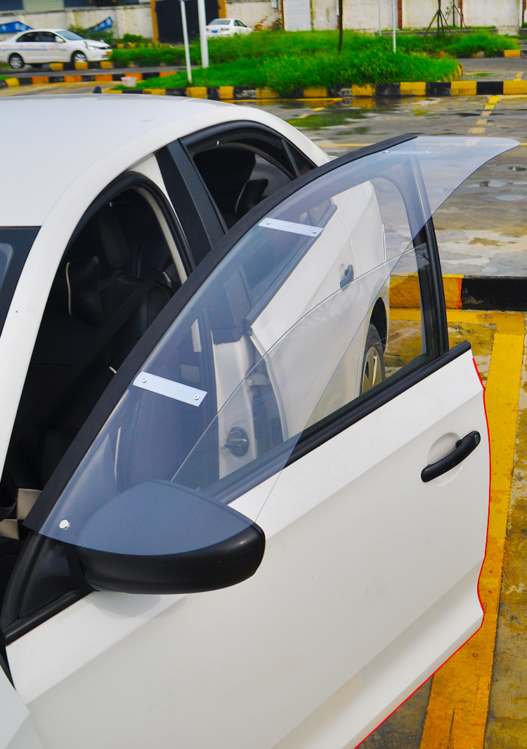 教练车挡雨板遮雨专用捷达车车窗雨眉防雨遮阳驾校车用两用晴雨挡老