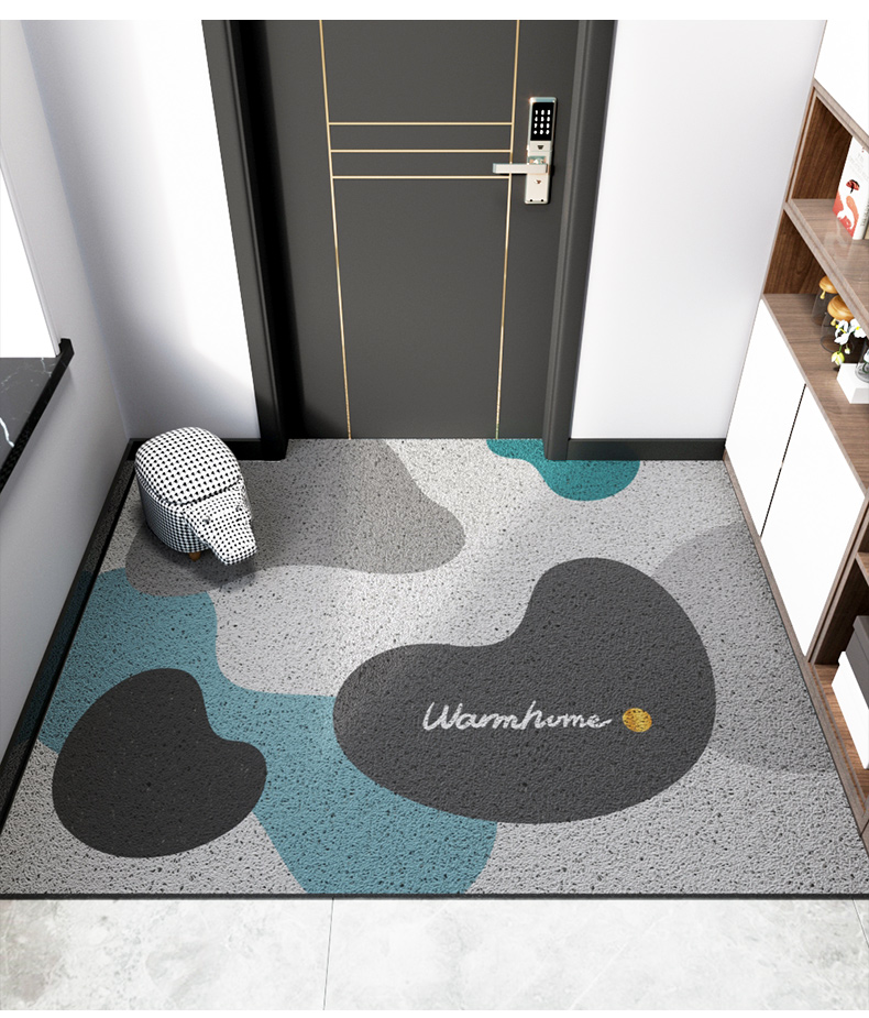 入户门进门口地垫玄关蹭土脚垫室内门前蹭土塑料丝圈防滑垫子 金简