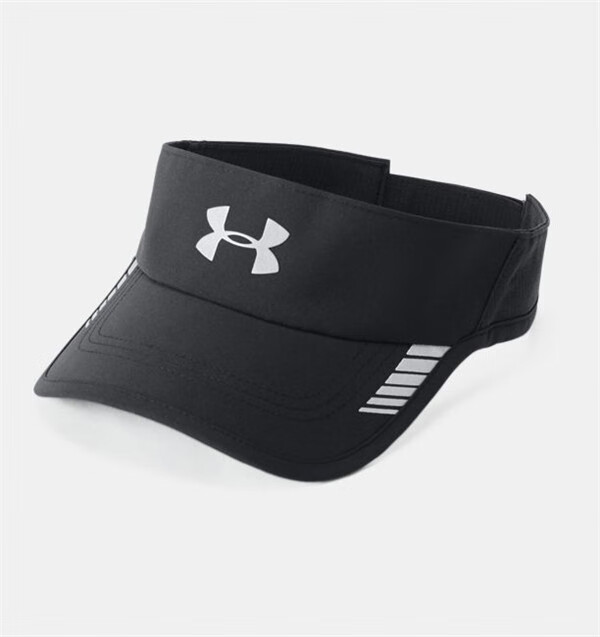 安德玛(under armour)ua男空顶帽子无顶高尔夫帽子运动棒球帽 黑色侧