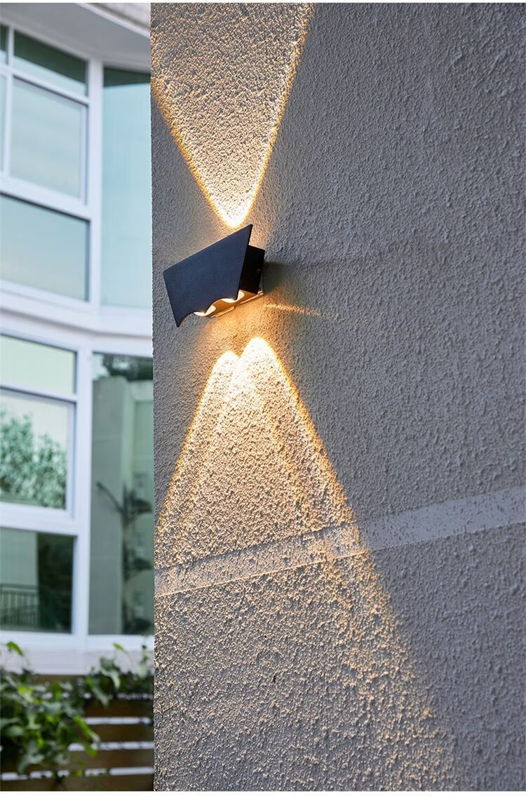 洗墙灯室外壁灯轻奢简约创意装饰灯户外庭院阳台楼道防水背景墙灯h款