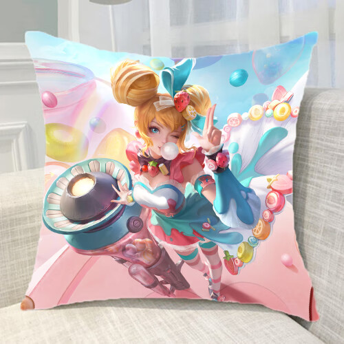 玉兔公主抱枕王者荣耀甄姬百木心枪赵云玉兔公主公孙离抱枕靠垫礼物等