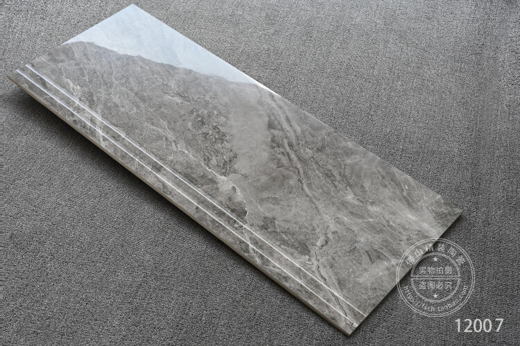 灰色通体楼梯踏步地板砖一体式防滑12米台阶砖梯级大理石瓷13513507