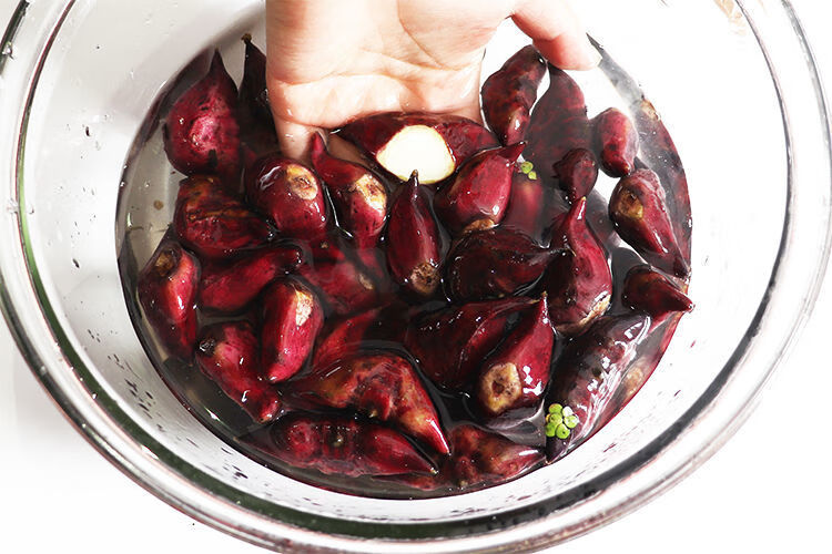 2020新鲜现摘红菱角安徽特产非洪湖老菱角3/5斤带壳鲜菱角嫩 三斤