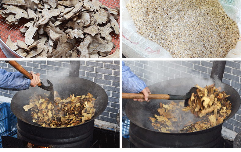 麸炒白术炒白术片500g中药材炒白术