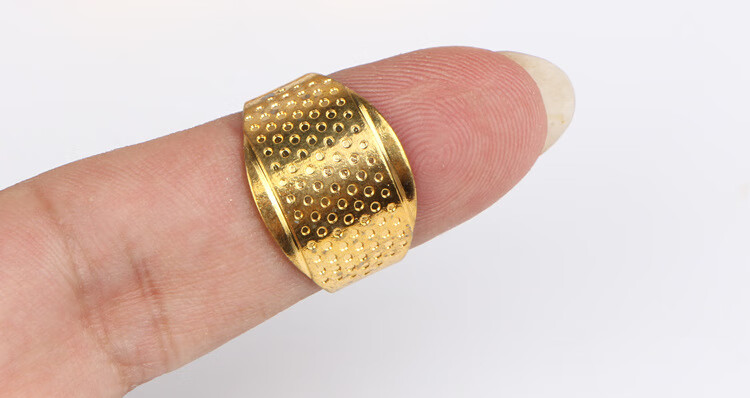 金属铜十字绣缝纫diy顶针抵戒压针器顶针箍十字绣顶针十字绣顶针顶帽