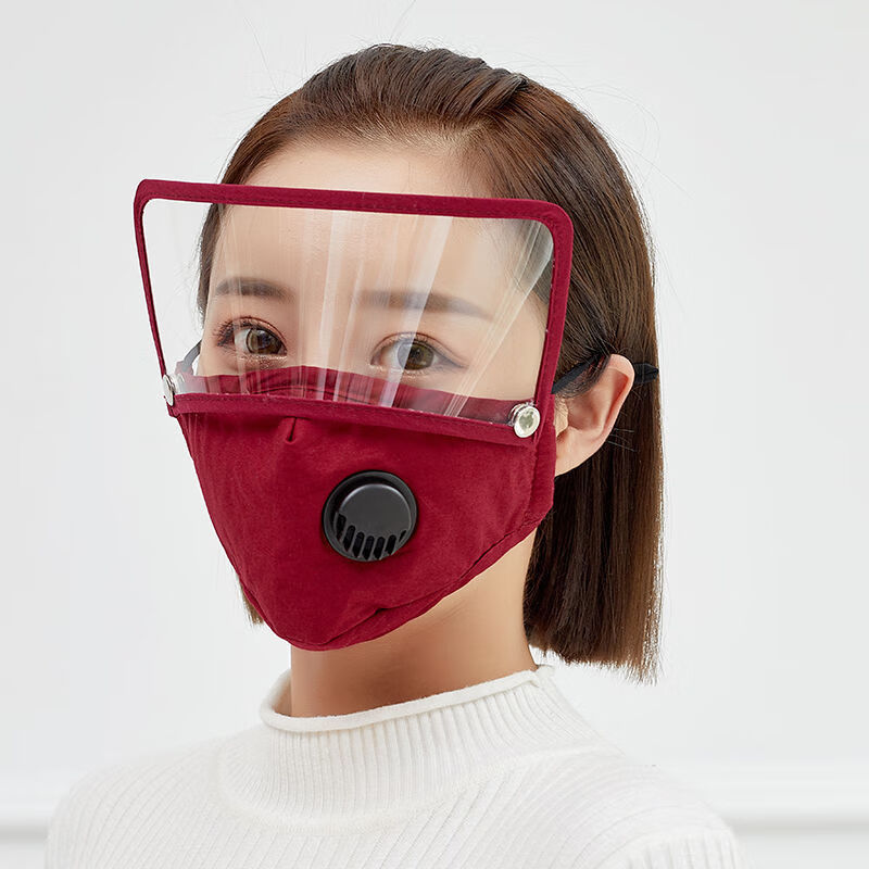 厨房炒菜防油烟防油溅面罩女士全脸部防护遮面具做饭面部护脸神器