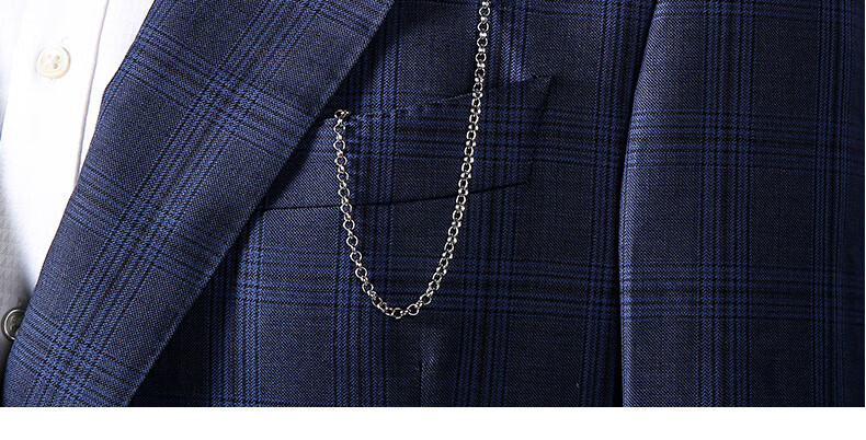 gt绅诚 驳头链男天然宝石孔雀虎眼月亮轻奢设计男装配饰礼盒装 月光石