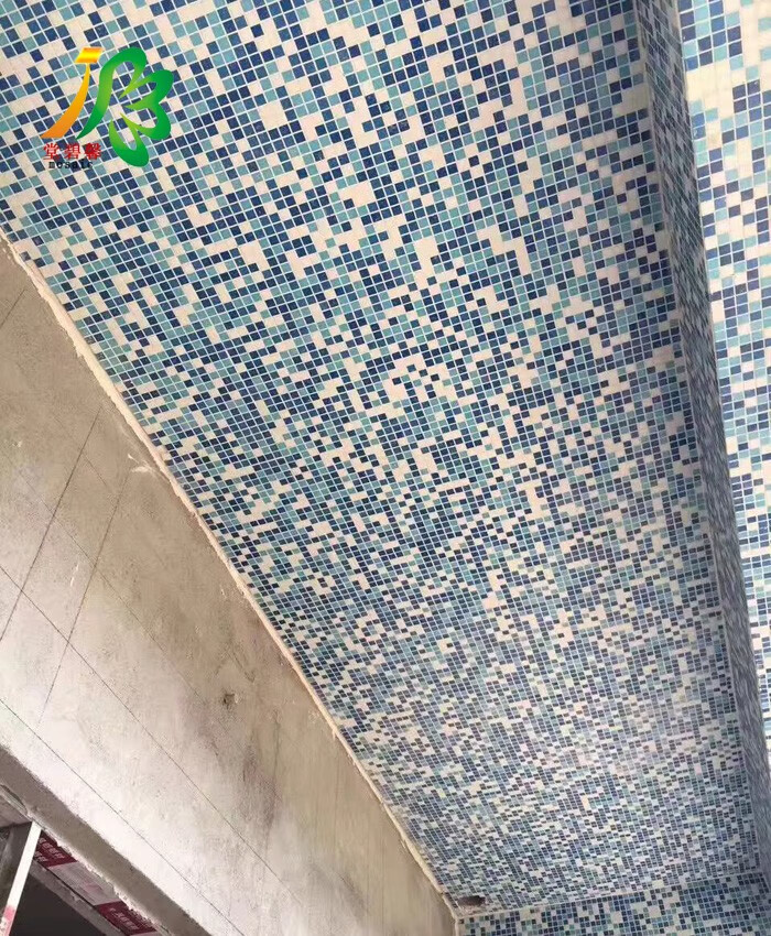 整箱出外墙玻璃马赛克阳台纸贴蓝白虾红花坛卫生间泳池款式白色bm001