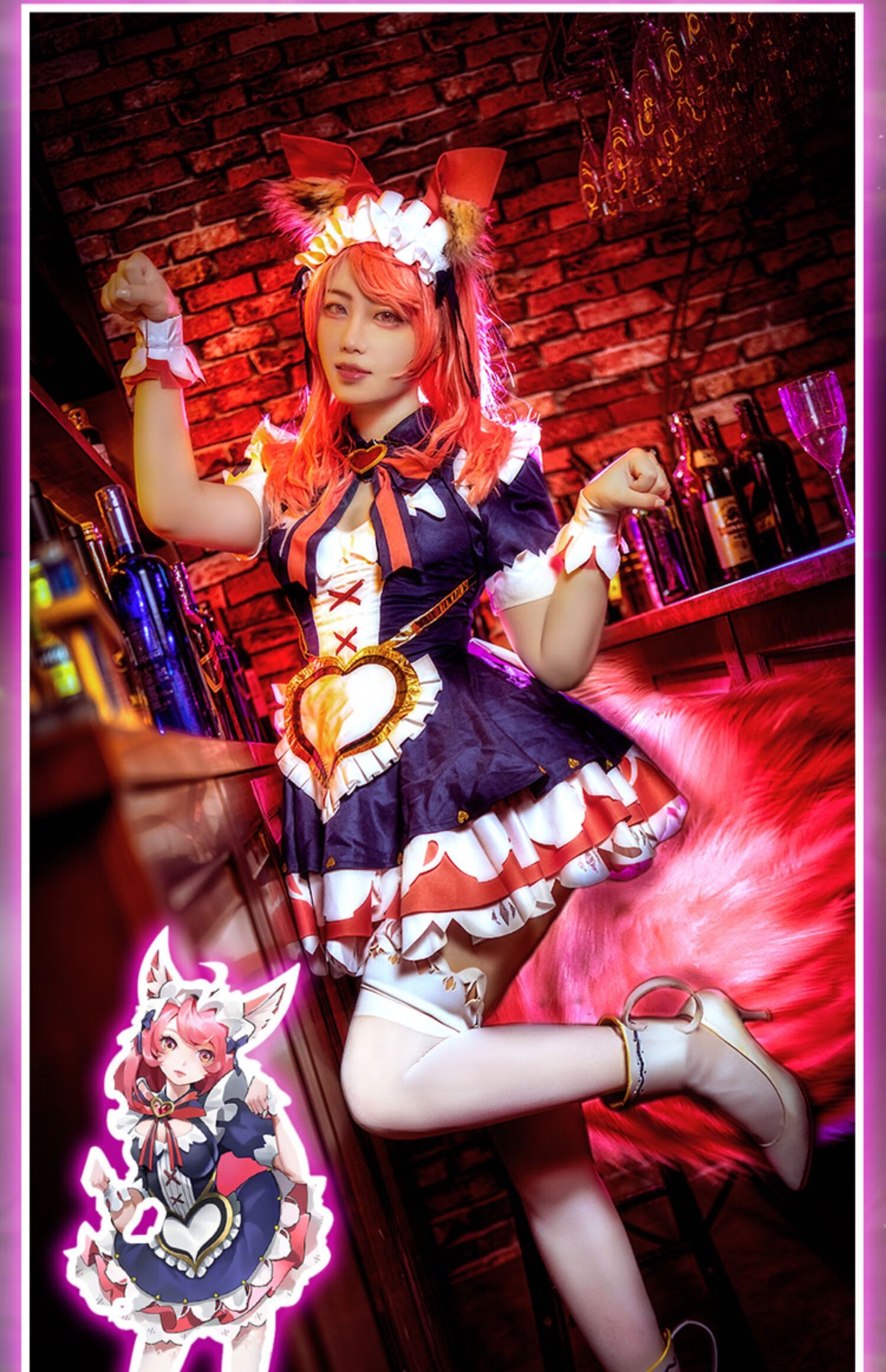 【帅臣】王者农药妲己咖啡女仆cos服cosplay服装女全套现货动漫服