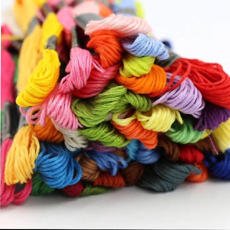 y按斤称十字绣配线鞋垫线刺绣绣花线补线手工的棉线刺绣棉绣花支线